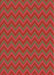 Patterned Red Novelty Rug, pat396
