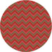 Square Machine Washable Transitional Red Rug, wshpat396