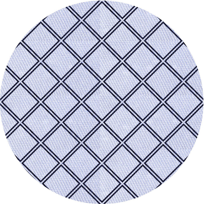 Square Patterned Lavender Blue Rug, pat397blu