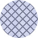 Square Patterned Lavender Blue Rug, pat397blu