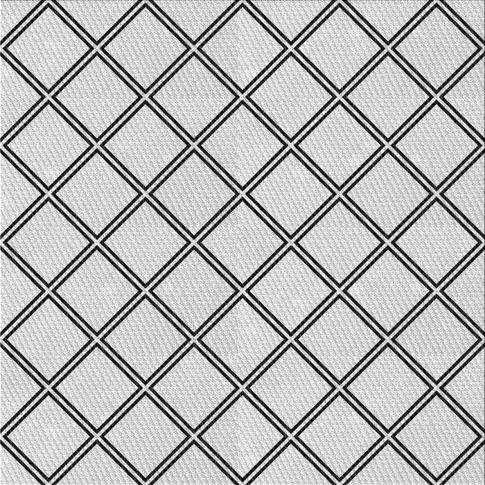 Round Patterned Gray Rug, pat397gry