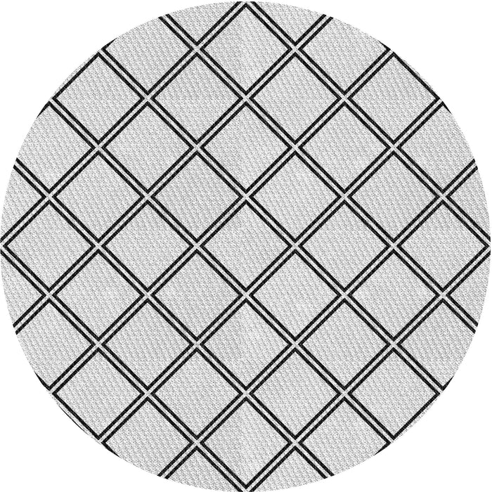 Square Machine Washable Transitional Gray Rug in a Living Room, wshpat397gry