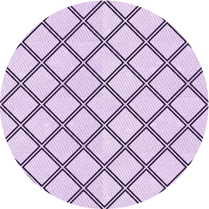 Square Patterned Purple Flower Purple Rug, pat397pur