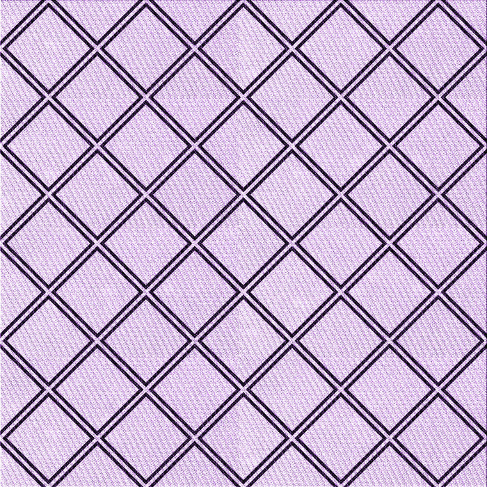 Round Patterned Purple Flower Purple Rug, pat397pur