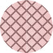 Square Machine Washable Transitional Pink Rug in a Living Room, wshpat397rd