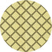 Square Patterned Sun Yellow Rug, pat397yw