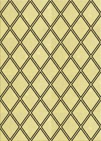 Machine Washable Transitional Sun Yellow Rug, wshpat397yw