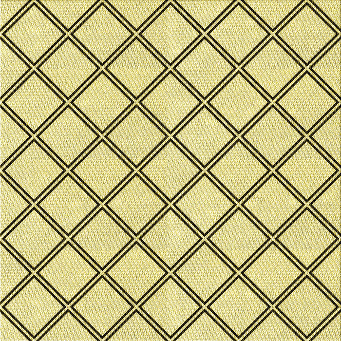 Round Patterned Sun Yellow Rug, pat397yw