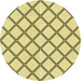 Square Machine Washable Transitional Sun Yellow Rug in a Living Room, wshpat397yw