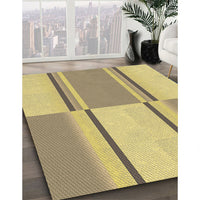 Patterned Copper Brown Rug, pat3970brn