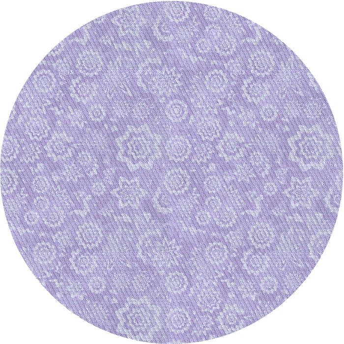 Square Patterned Purple Mimosa Purple Rug, pat3971blu