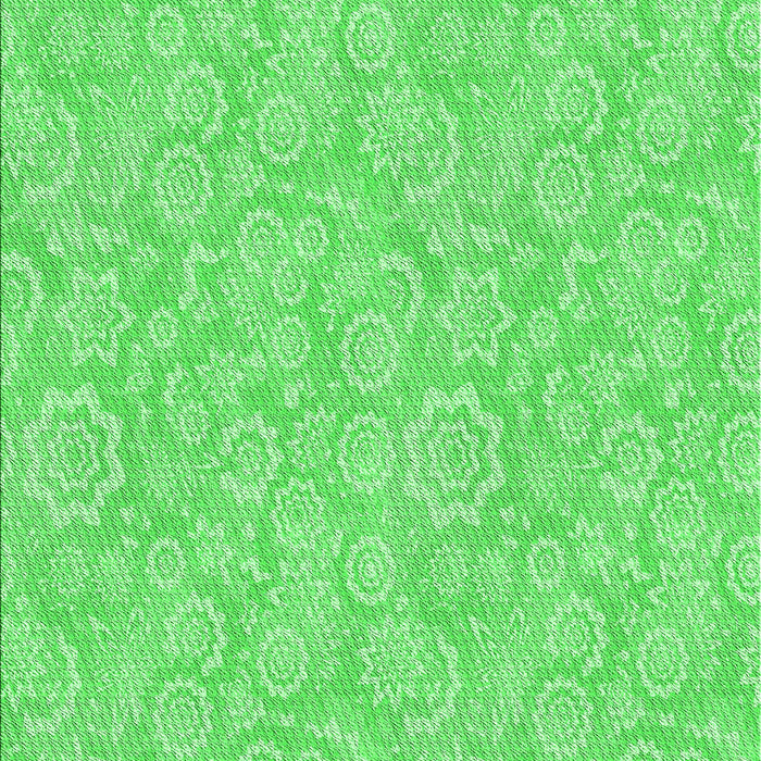 Patterned Neon Green Rug, pat3971grn