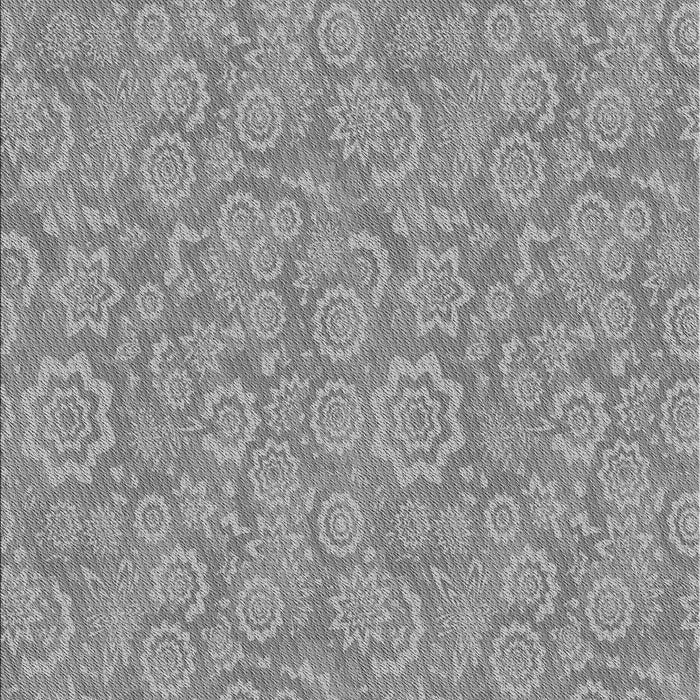 Patterned Platinum Gray Rug, pat3971gry