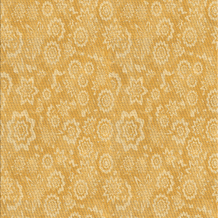 Machine Washable Transitional Chrome Gold Yellow Rug, wshpat3971org