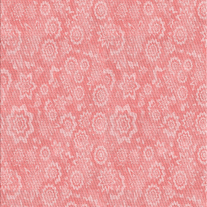 Machine Washable Transitional Pastel Pink Rug, wshpat3971rd