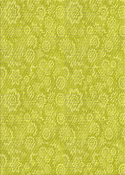 Patterned Yellow Novelty Rug, pat3971