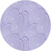 Square Patterned Purple Mimosa Purple Rug, pat3972blu