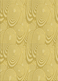 Machine Washable Transitional Bold Yellow Rug, wshpat3972brn