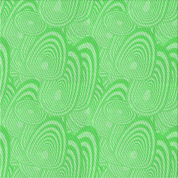 Round Patterned Neon Green Rug, pat3972grn