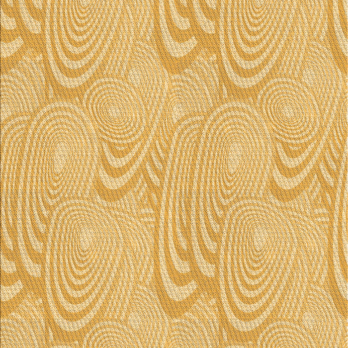 Patterned Chrome Gold Yellow Rug, pat3972org