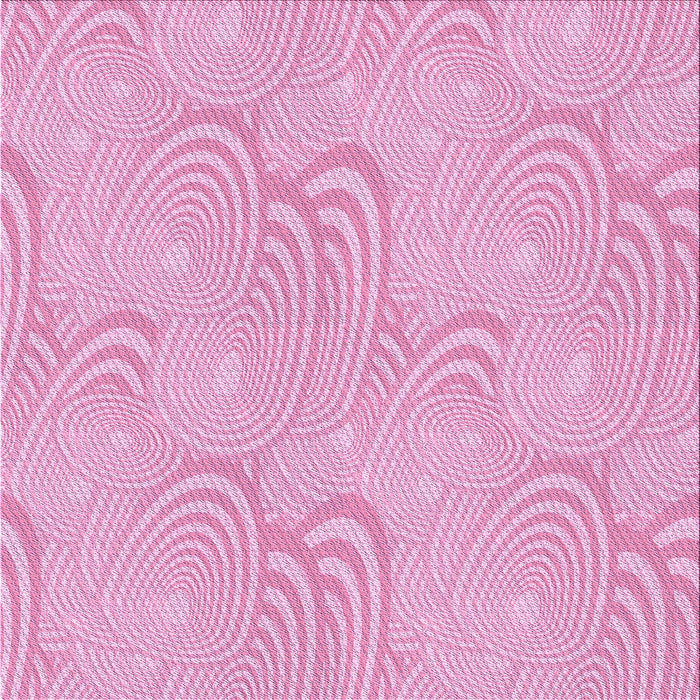 Round Machine Washable Transitional Pastel Purple Pink Rug, wshpat3972pur