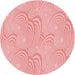 Square Patterned Pink Rug, pat3972rd