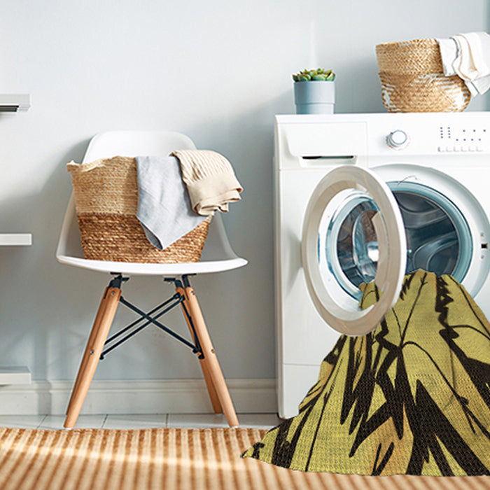 Machine Washable Transitional Bakers Brown Rug in a Washing Machine, wshpat3973brn