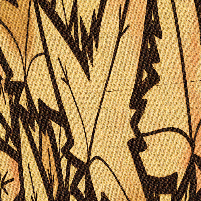 Patterned Red Brown Rug, pat3973org