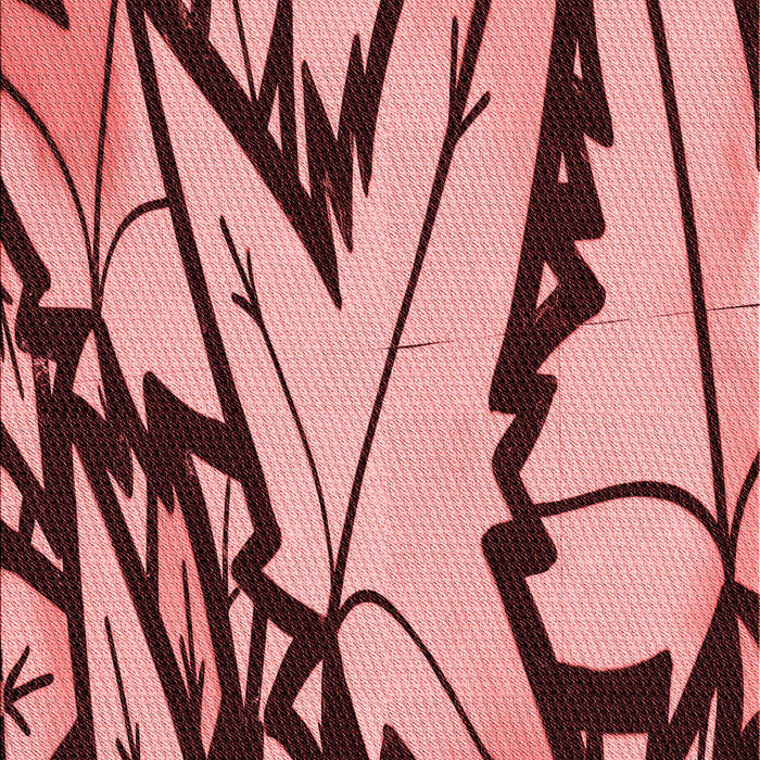 Patterned Pastel Pink Rug, pat3973rd