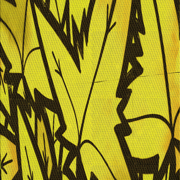 Machine Washable Transitional Golden Yellow Rug, wshpat3973yw