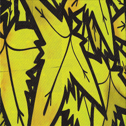 Square Patterned Yellow Modern Rug, pat3973