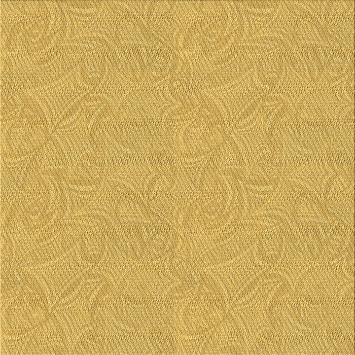 Round Machine Washable Transitional Deep Yellow Rug, wshpat3974brn