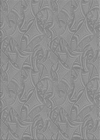 Machine Washable Transitional Silver Gray Rug, wshpat3974gry