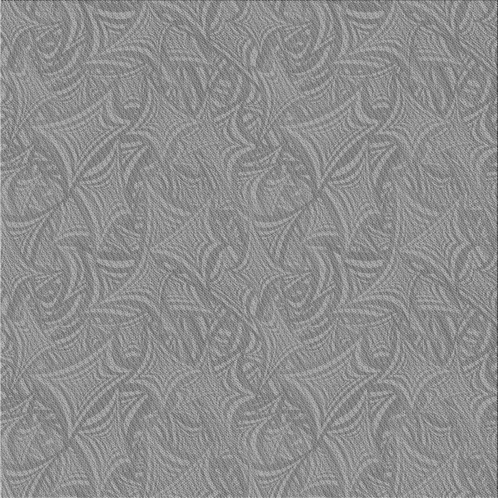 Round Patterned Silver Gray Rug, pat3974gry