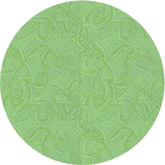 Square Patterned Jade Green Rug, pat3974lblu