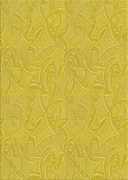 Patterned Yellow Novelty Rug, pat3974