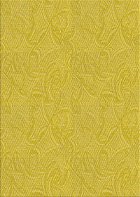 Machine Washable Transitional Yellow Rug, wshpat3974