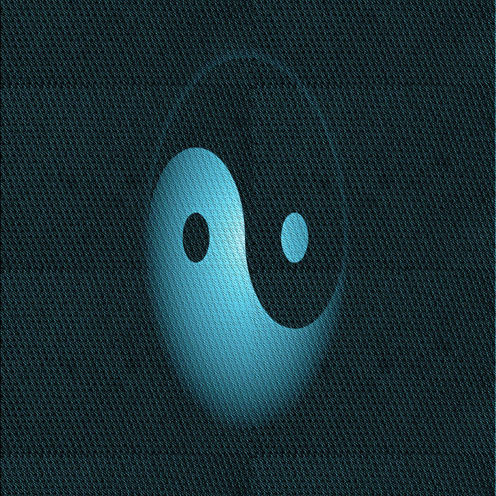 Patterned Black Rug, pat3975lblu