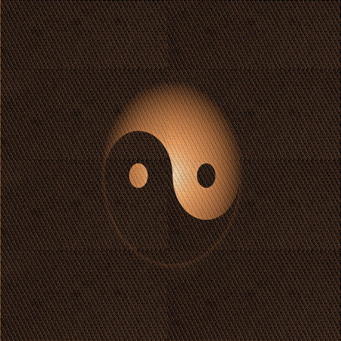 Round Patterned Red Brown Rug, pat3975org