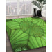 Machine Washable Transitional Green Rug in a Family Room, wshpat3976grn