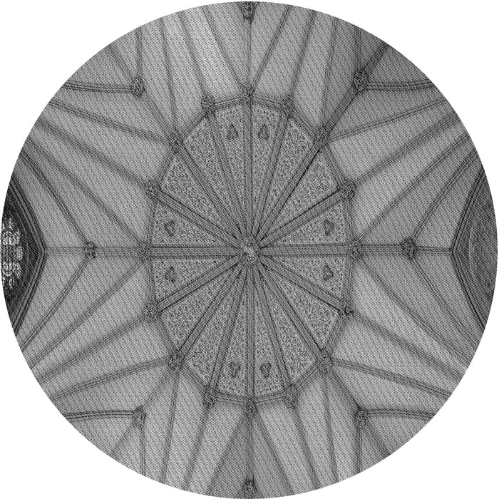 Square Machine Washable Transitional Grey Gray Rug in a Living Room, wshpat3976gry