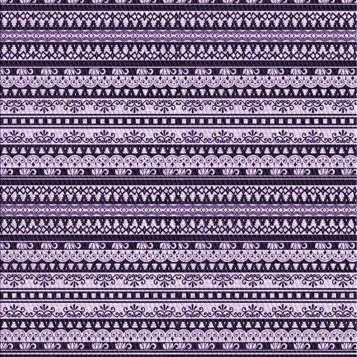 Machine Washable Transitional Dark Purple Rug, wshpat3977pur