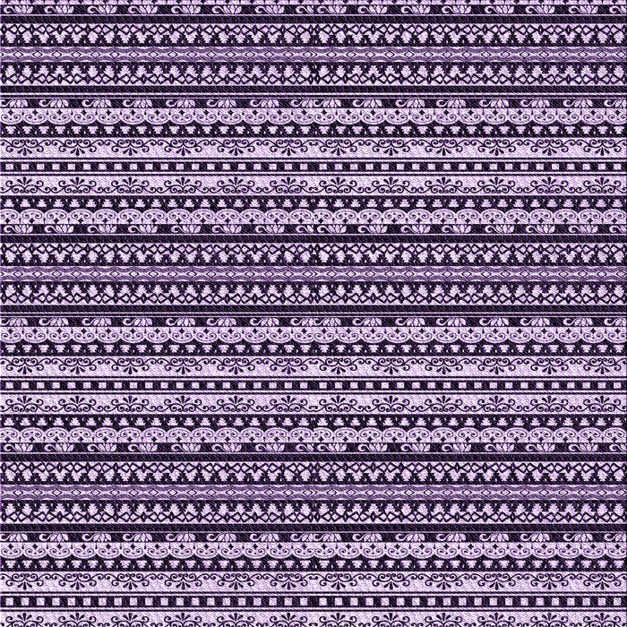 Round Patterned Dark Purple Rug, pat3977pur