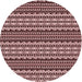 Square Machine Washable Transitional Rose Pink Rug in a Living Room, wshpat3977rd