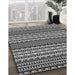 Machine Washable Transitional Midnight Gray Rug in a Family Room, wshpat3977