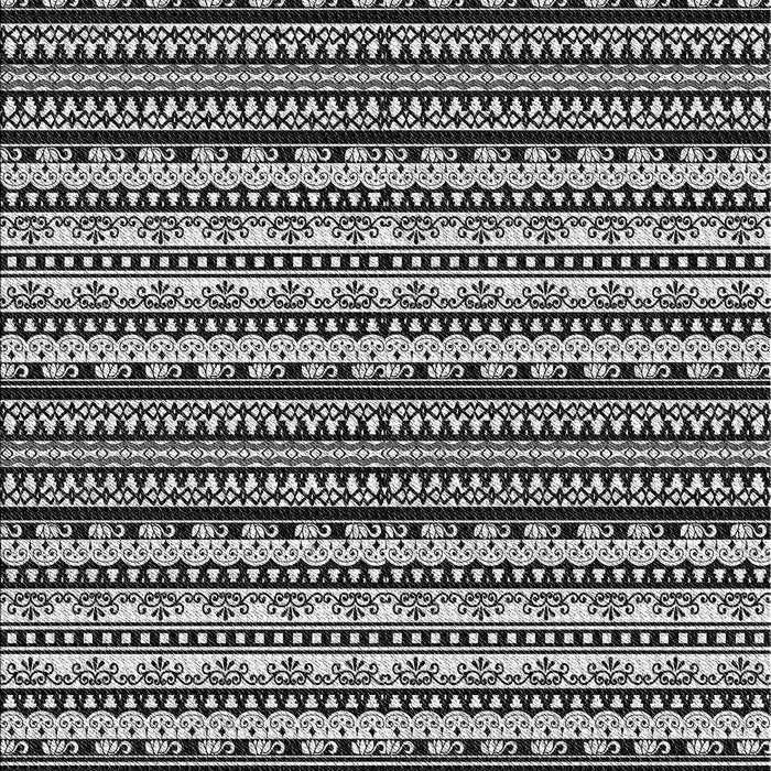 Patterned Mid Gray Novelty Rug, pat3977