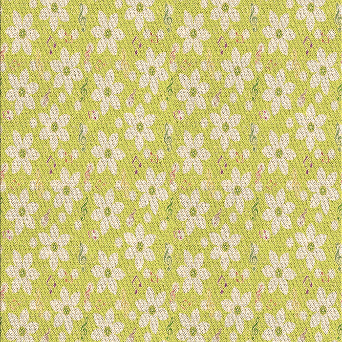 Patterned Metallic Gold Rug, pat3978brn