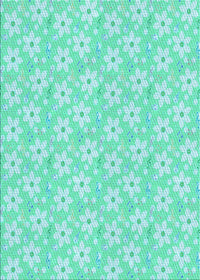 Machine Washable Transitional Turquoise Green Rug, wshpat3978lblu