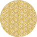 Square Machine Washable Transitional Yellow Rug in a Living Room, wshpat3978org