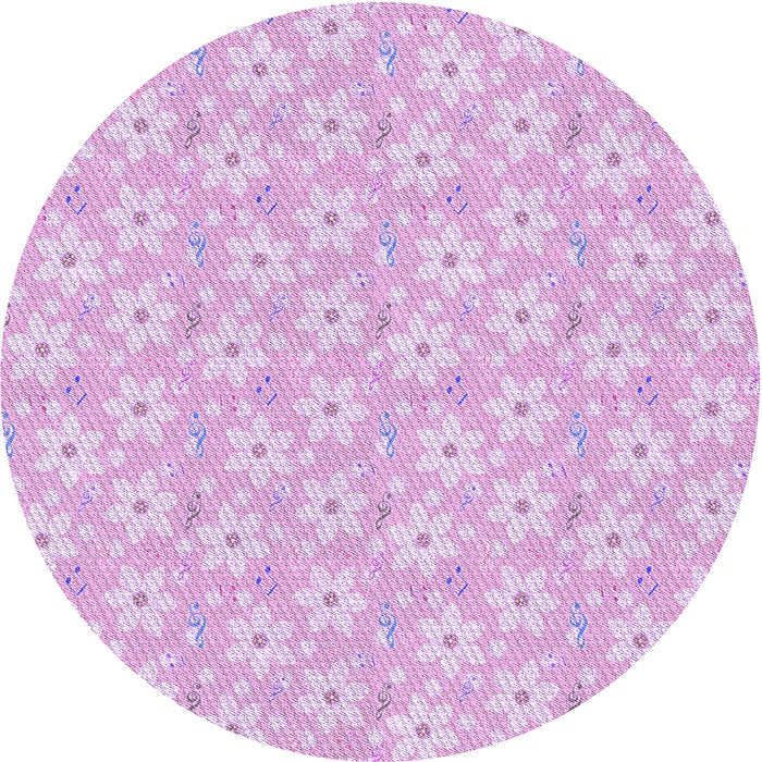 Square Patterned Violet Purple Rug, pat3978pur